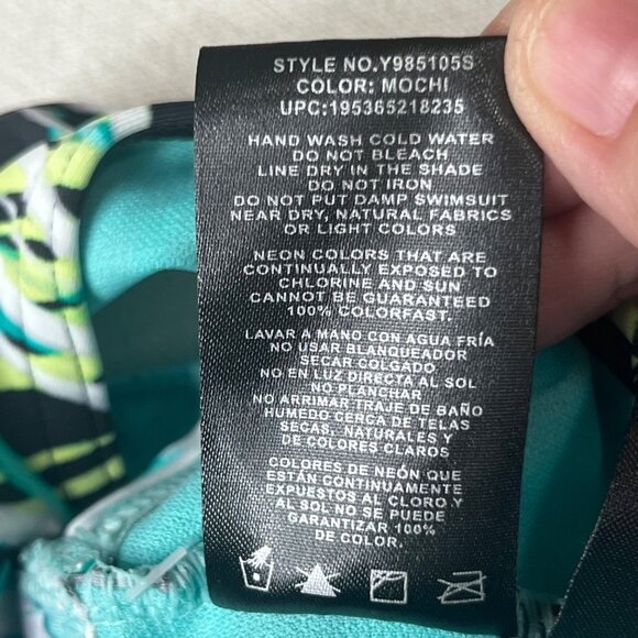 ZeroXposur Women's UPF 50+ Swim Tankini  Wide Strap and Built-In Shelf Bra  NWOT - Picture 12 of 15